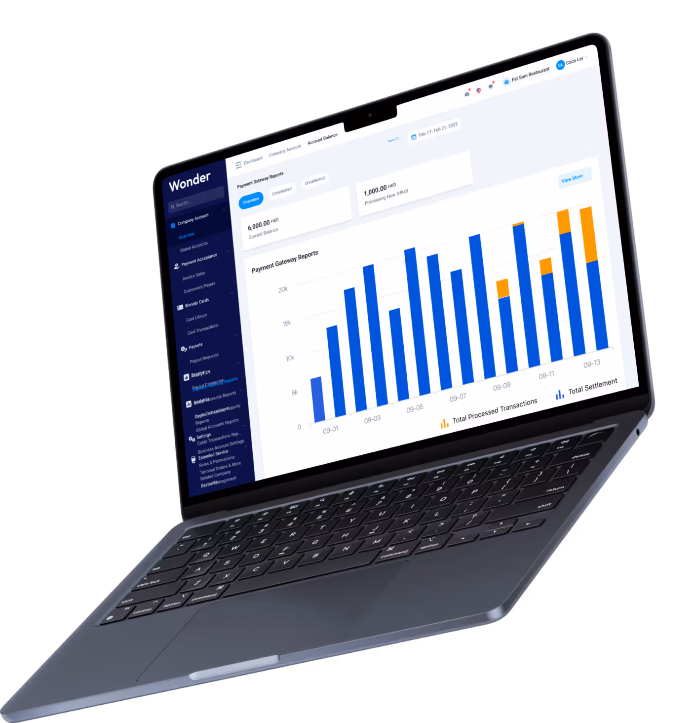 Wonder Dashboard