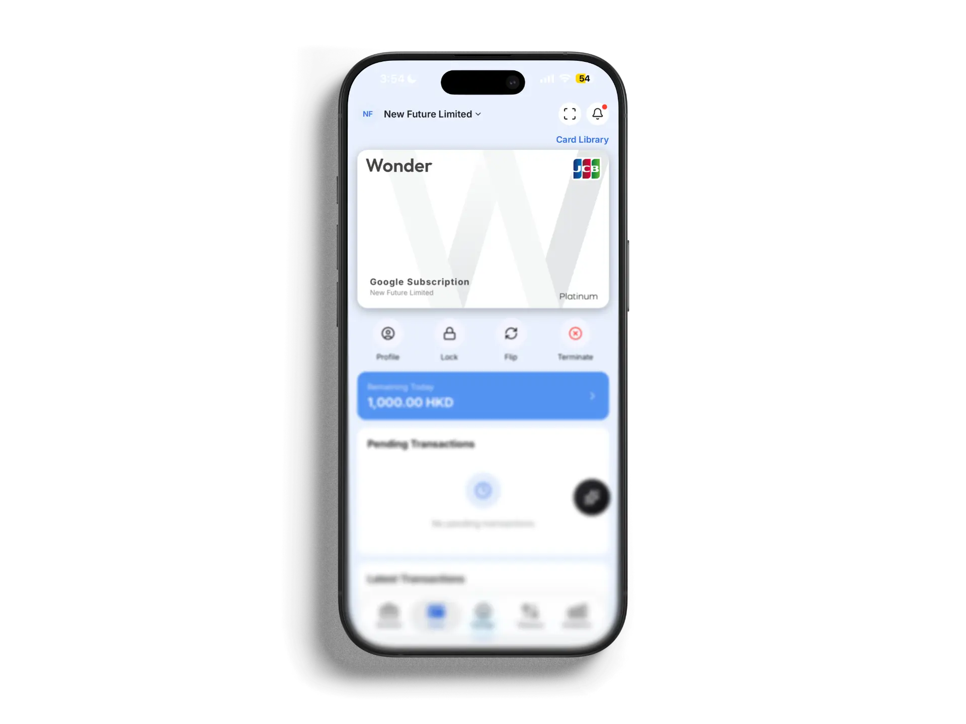 Unlimited business cards, one click away.
