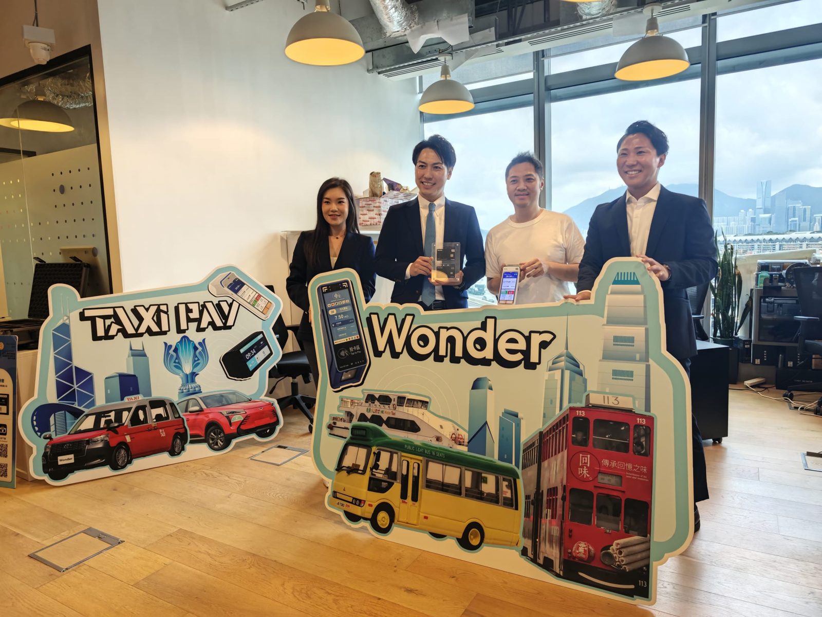 JCB and Wonder representatives